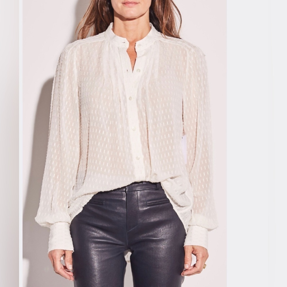 EQUIPMENT Perce Shirt - Nature White Multi